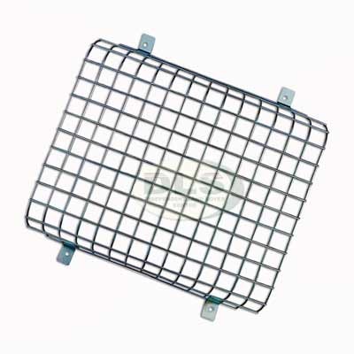 Lamp Guard Mesh Natural Finish Front Land Rover Series Late 2a and 3 345985