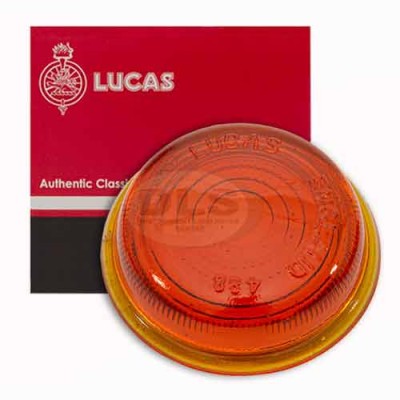Lens Indicator Flasher Light Amber Original Glass type LUCAS CLASSICS Land Rover Series 2 572715