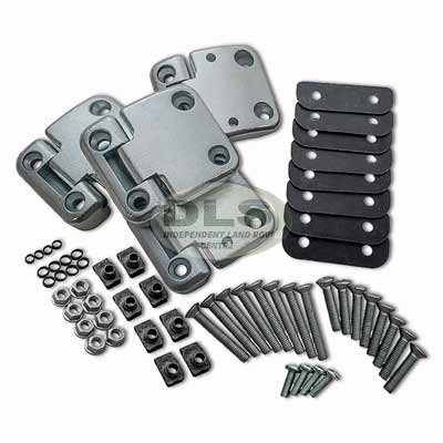 Door Hinge Set Front with Torx fixings Land Rover Defender and Series DA1070