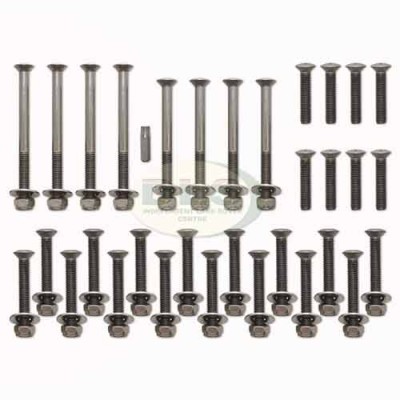 Door Hinge Screw Set Stainless Steel 4 door Front and Rear Land Rover Defender Puma 2007 onwards DA1133P