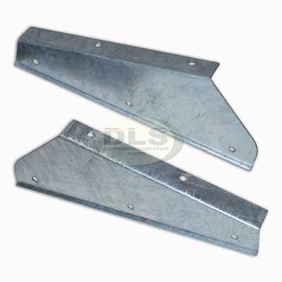 Mud Flap Bracket Set Galvanised Front Land Rover Defender DA1188
