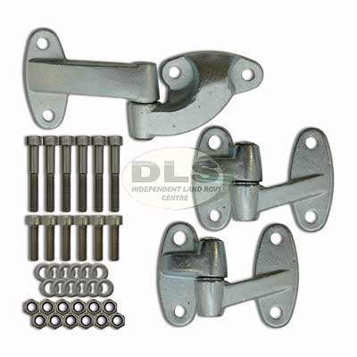 Door Hinge Set Rear End Door with Stainless Steel Torx fixings Land Rover Defender to 2007 DA1240