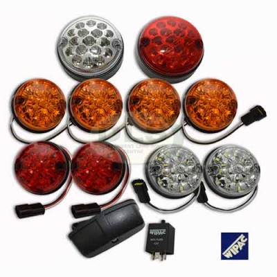 Light Set LED Coloured Deluxe WIPAC Land Rover Defender VIN MA940005 on DA1292