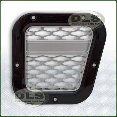 XS RH Air Intake Grille Black with Silver Mesh - Defender
