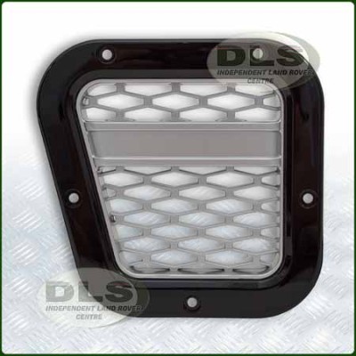 XS LH Air Intake Grille Black with Silver Mesh - Defender