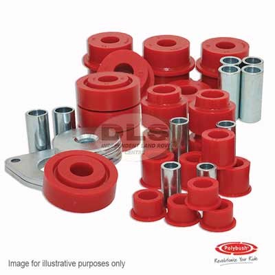 Suspension Bush Kit Polyurethane Classic Red Def`94 on RRC`86 on Disco 1 DA2220
