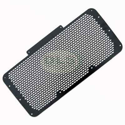 Grille Front Black Powder Coated Stainless Steel Land Rover Defender Britpart DA2356B