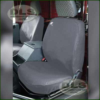 Waterproof Grey Seat Cover Set Front Land Rover Defender to 2007 MY DA2815GREY