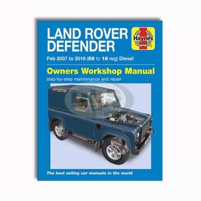 Haynes Workshop Manual Land Rover Defender 90 110 130 2007 to 2016 Puma Diesel DA3206