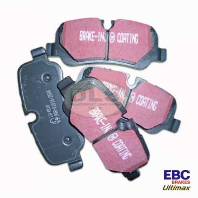 Brake Pad Set Rear EBC Ultimax Land Rover Discovery 3, Discovery 4, Range Rover L322, Range Rover Sport to 2009 DA3316
