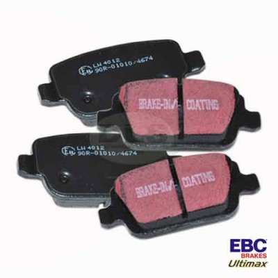 Brake Pad Set Rear EBC Ultimax Land Rover Freelander 2 L359 DA3317