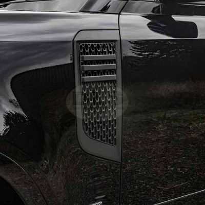 Air Intake Grille Set Mat Black Finish Pair - NEW Defender L663 2020 on DA3938