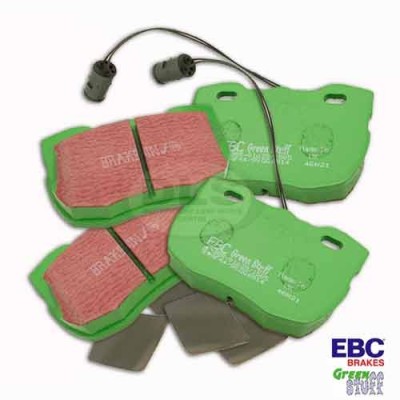 Brake Pad Set Front EBC Green Stuff  Land Rover Defender 90 1986 to 1992, Discovery 1 VIN KA034313 on, Range Rover Classic 1992 on DA4157