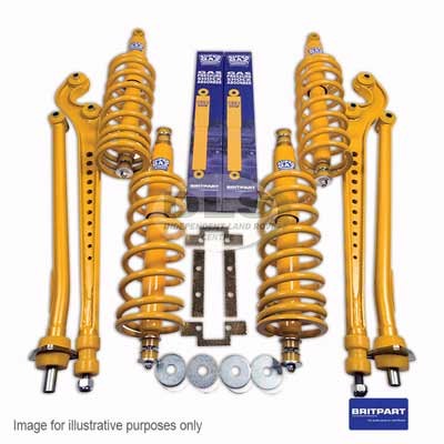Suspension Kit Full +40mm lift Light duty Land Rover Def 90 to`94, RR.Classic to`86 DA4288MD