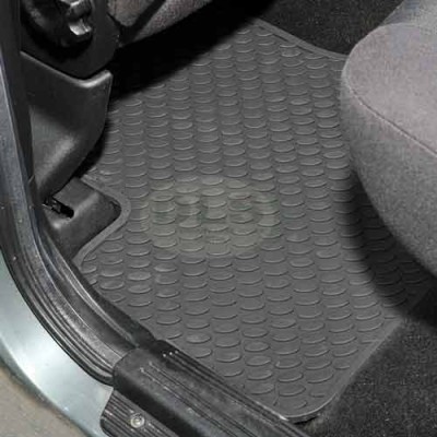 Rubber Floor Mat Set Rear Pair Land Rover Freelander 1 DA4429