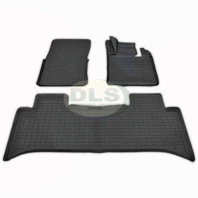 Rubber Mat Set Front and Rear RHD Range Rover L322 VIN 7A000001 on DA4808