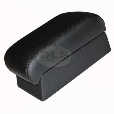 Adjustable Arm-rest Real Black Leather - Freelander 1 02 to 06