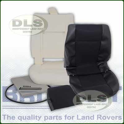 Outer Seat Re-trim Kit BLACK MESH w/o Adhesive - Defender to 2007