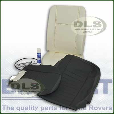 Outer Seat Re-trim Kit TWILL c/w Adhesive - Defender 2007 onwards
