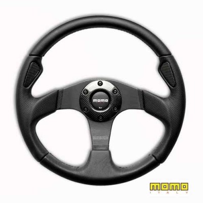 Steering Wheel Black Leather JET Style 350 mm MOMO DA5727