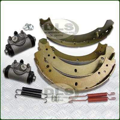 Brake Shoe and Cylinder Overhaul Set Rear Land Rover Series 3 SWB 88 July 1980 on DA6046