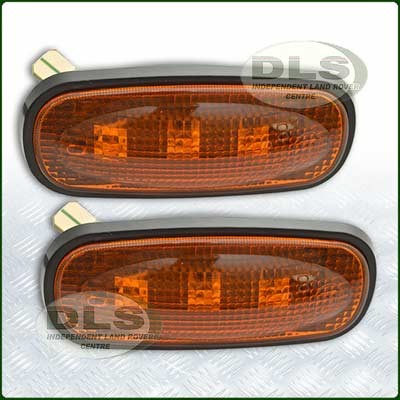 Side Repeater Lamp Set Oval Amber - Def,Disco2,Freel1