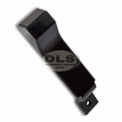 Door Lock Button Black Anodised Aluminium - Defender