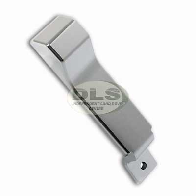 Door Lock Button Silver Anodised Aluminium - Defender