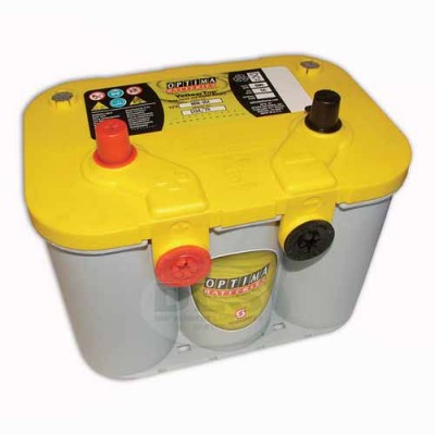 Battery Yellow Top 55Ah/765CCA Side and Top Terminals OPTIMA DB1020