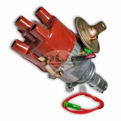 Electronic Distributor Assembly Red 4cyl Petrol Land Rover Series and Defender ETC5835ERED
