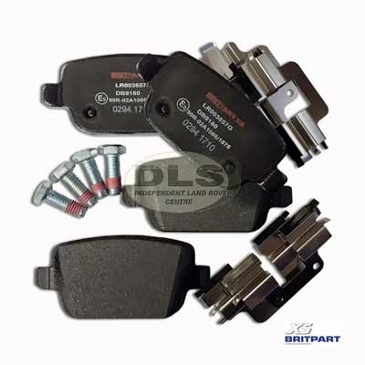 Brake Pad Set Rear BRITPARTXS Land Rover Freelander 2 2.2L Die to VIN CH999999 LR003657