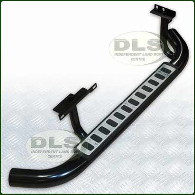 Side Step Set Silver "Fire and Ice" Style OEM Land Rover Defender 90 2003 on LR008379