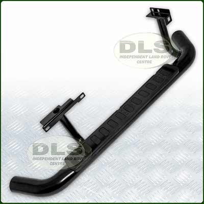 Side Step Set Black "Fire and Ice" Style OEM Land Rover Defender 90 2003 on LR008379