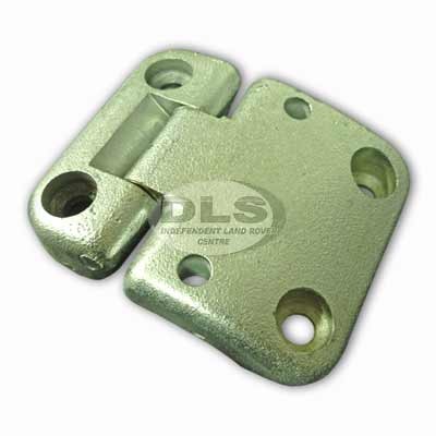 Door Hinge RH with mirror holes - Land Rover Defender VIN WA138480 on LR077708 