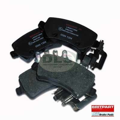 Brake Pad Set Rear 302mm disc BritpartXS Range Rover Evoque to VIN FH999999 LR134695