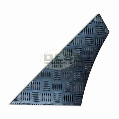 Quarter Panel Chequer Plate LH Black - Defender 110 S/Wagon