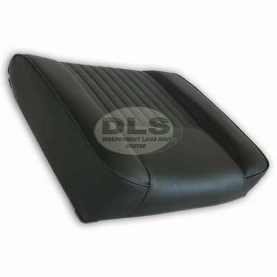 Seat Base Cushion Outer Deluxe Black Vinyl Land Rover Series 2a/3 mrc6980 - DLS