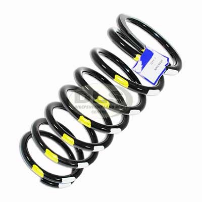 Coil Spring Standard Rear Passenger Side and H/duty Front Land Rover Defender 90/110 White/Yellow NRC9449