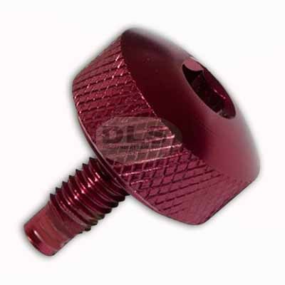 Top Radiator Hose  Bleed Screw Anodised Red - Td5 Diesel