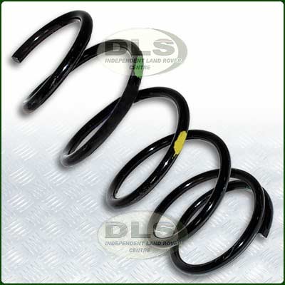 Front Coil Spring Green/Yellow -  Freelander 1 2.0Die with Aircon to`00