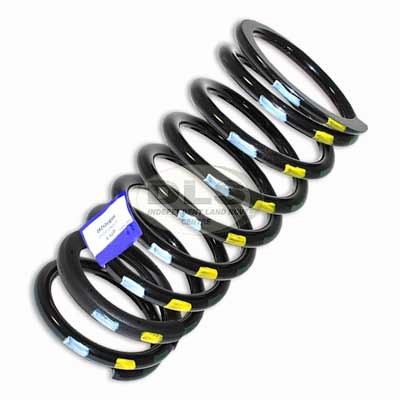 Coil Spring Heavy-duty Rear Passenger Side Yellow/White Land Rover Defender 90 RKB101240