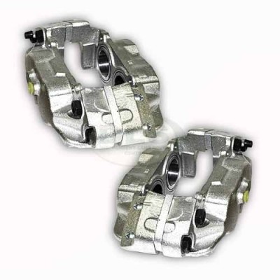 Brake Caliper Set Front pair Vented disc Land Rover Defender VIN LA930456 on SEB500460 SEB500470