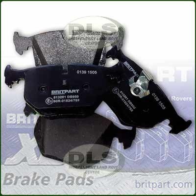 Brake Pad Set Rear BRITPARTXD Range Rover L322 to VIN 5A999999 SFP500210
