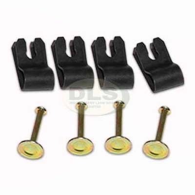 Brake Handbrake Shoe Fixing Clip and Pin Kit Land Rover Freelander 1 SMN000010