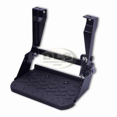 Folding Side Step Kit Mud Terrain Rubber Tread - Defender