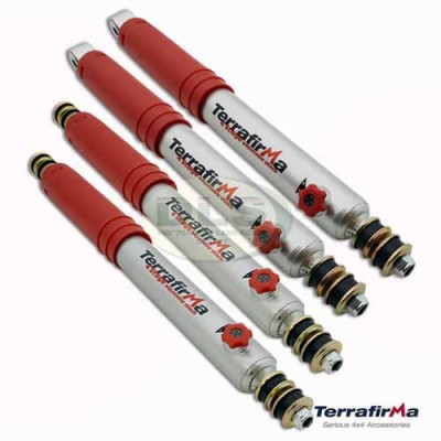 Shock Absorber Std Full Set TERRAFIRMA 4-Stage Adjustable - Defender, Discovery 1, Range Rover Classic TF172 TF173