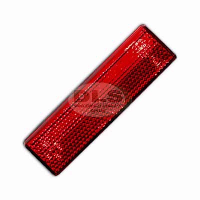 Reflector Rear Land Rover Defender VIN 4A684993 on self adhesive XFF100071