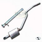 Exhaust straight through Middle Pipe and Tailpipe Set 300Tdi Diesel Land Rover Discovery 1 DA4223S