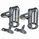 Twin Shock Absorber Mounting Turret Front Set +2 inch extra height Land Rover Disco1, RRC, Defender