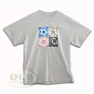 T-shirt Wheels Themed Print Grey - large (L) DA8063 - DLS